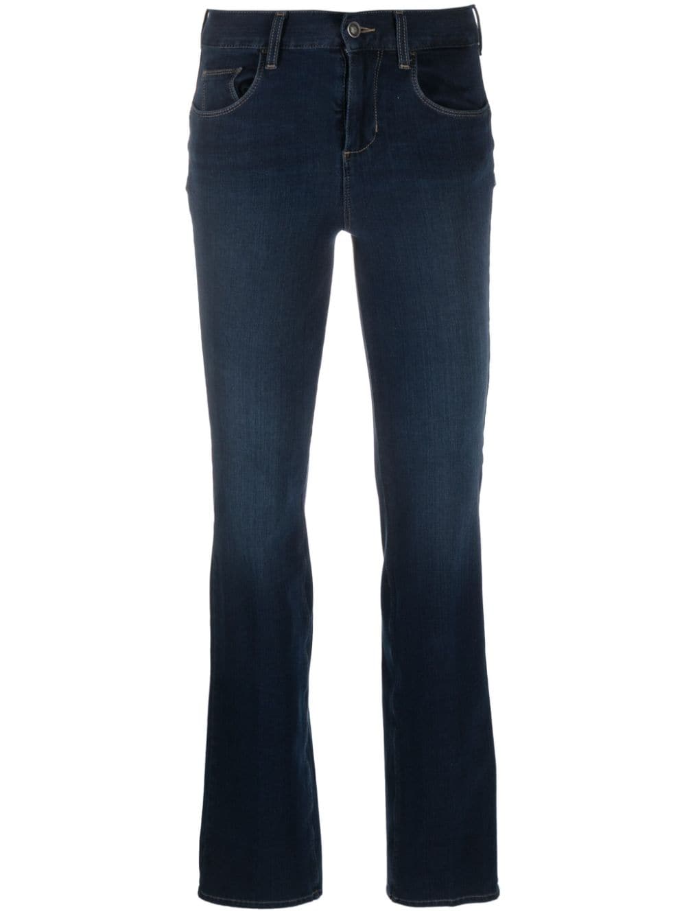 LIU JO Halbhohe Bootcut-Jeans - Blau von LIU JO