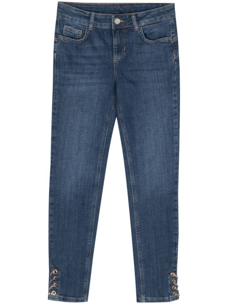 LIU JO Halbhohe Skinny-Jeans - Blau von LIU JO