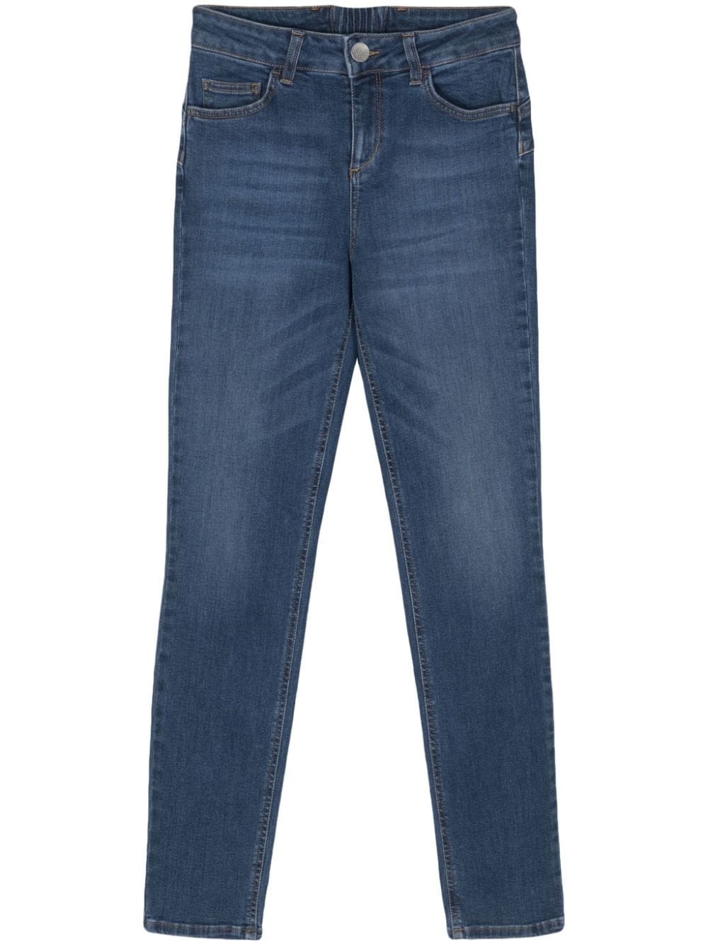 LIU JO Halbhohe Skinny-Jeans - Blau von LIU JO