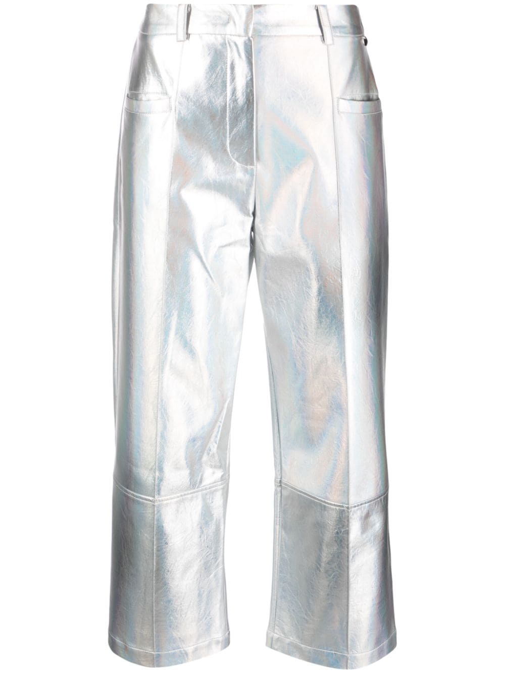 LIU JO Hose im Metallic-Look - Silber von LIU JO