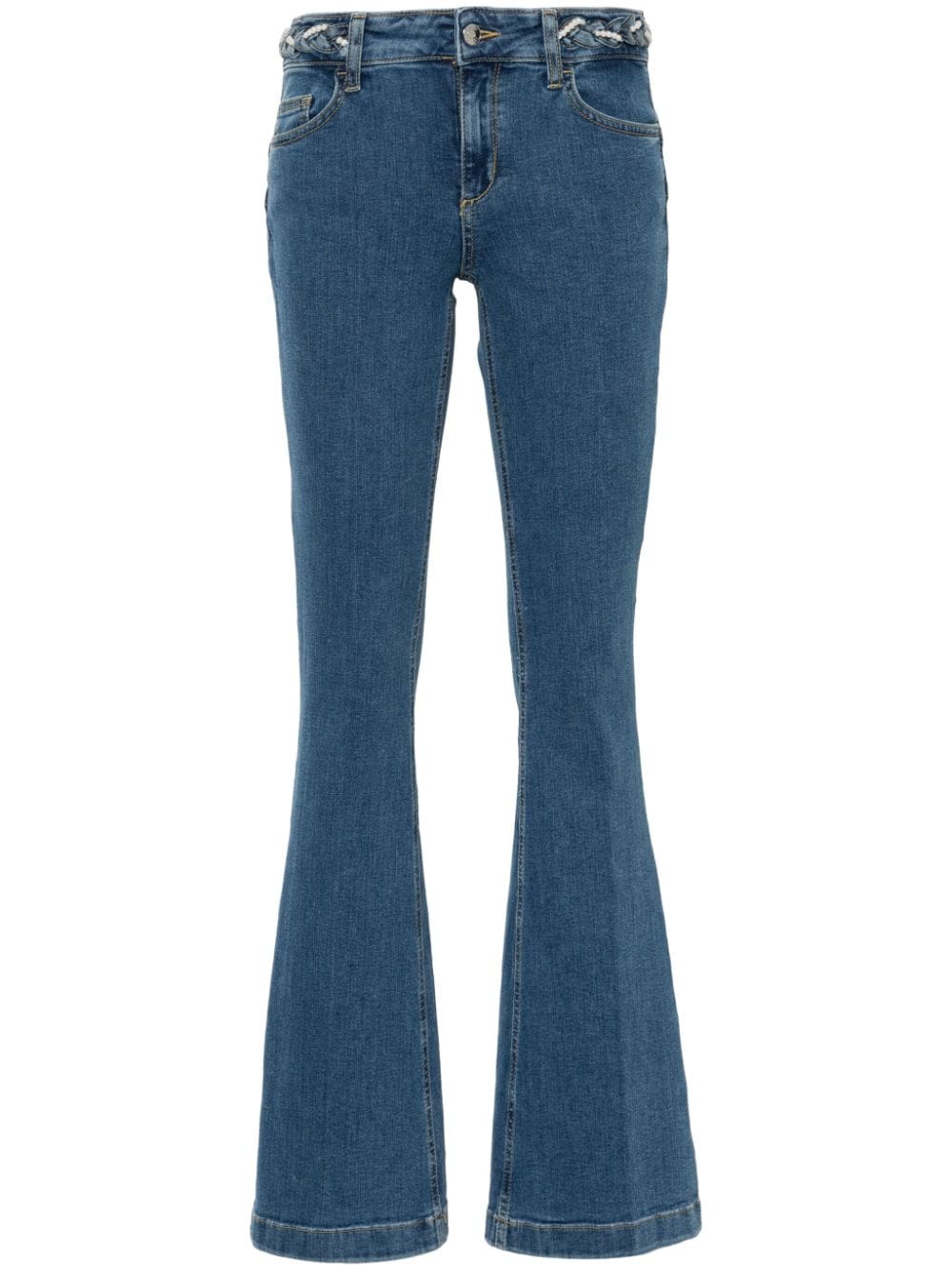 LIU JO Jeans mit Falten - Blau von LIU JO