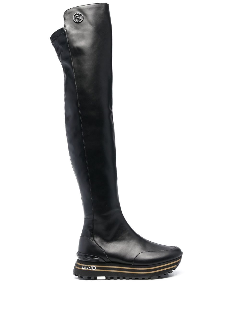 LIU JO Maxi Wonder 27 Overknee-Stiefel - Schwarz von LIU JO