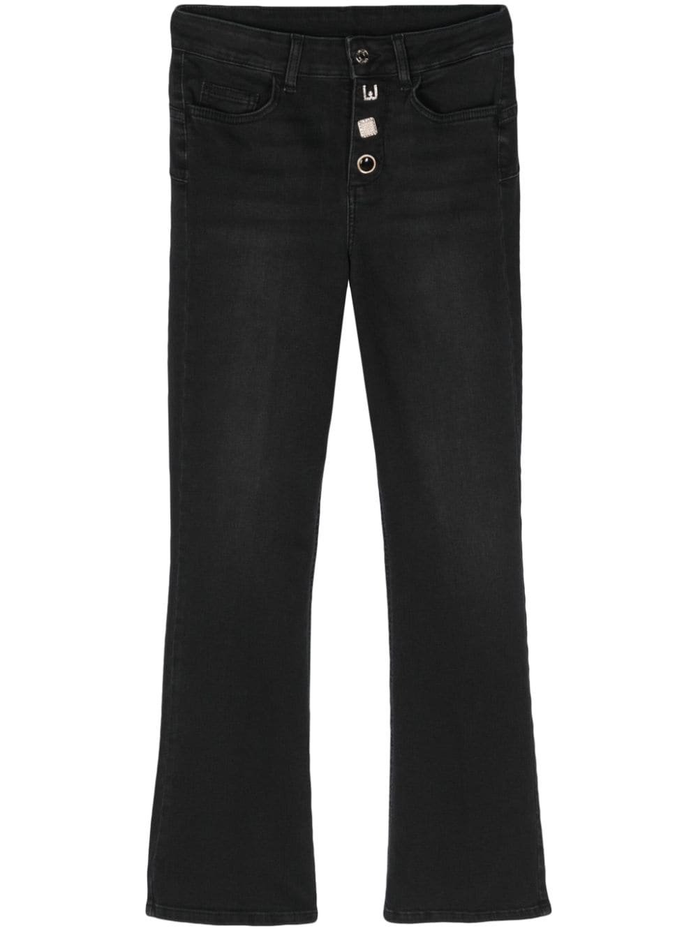 LIU JO Princess Bootcut-Jeans mit hohem Bund - Schwarz von LIU JO