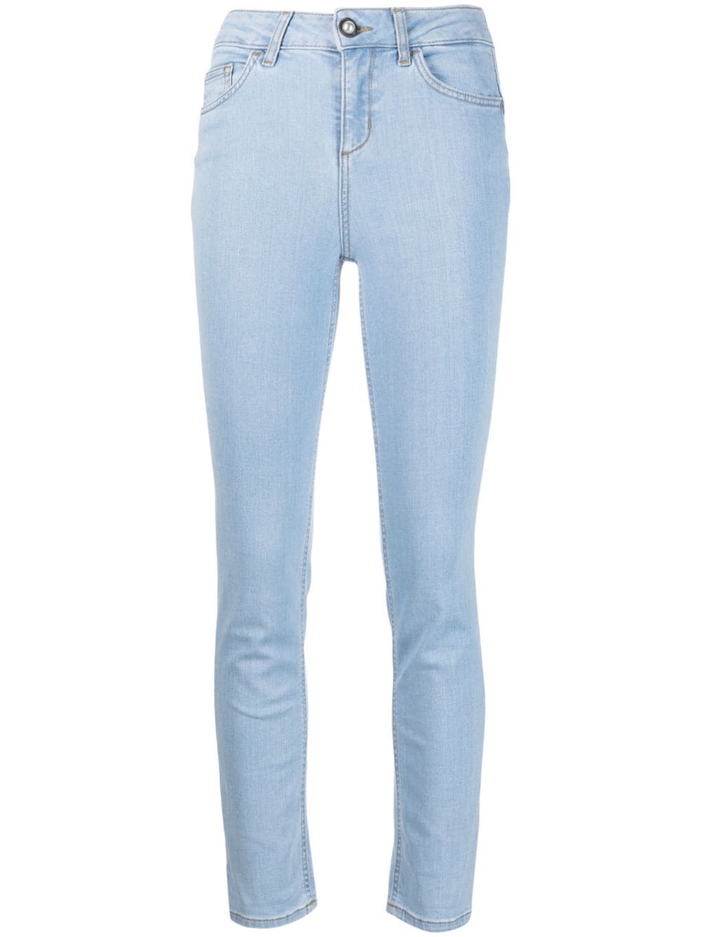 LIU JO Schmale Cropped-Jeans - Blau von LIU JO