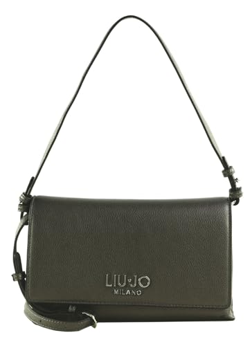 Liu Jo Schultertasche Umhängetasche Caliwen ECS Crossbody Bag East/West Anthracite Metallic anthrazit von Liu Jo