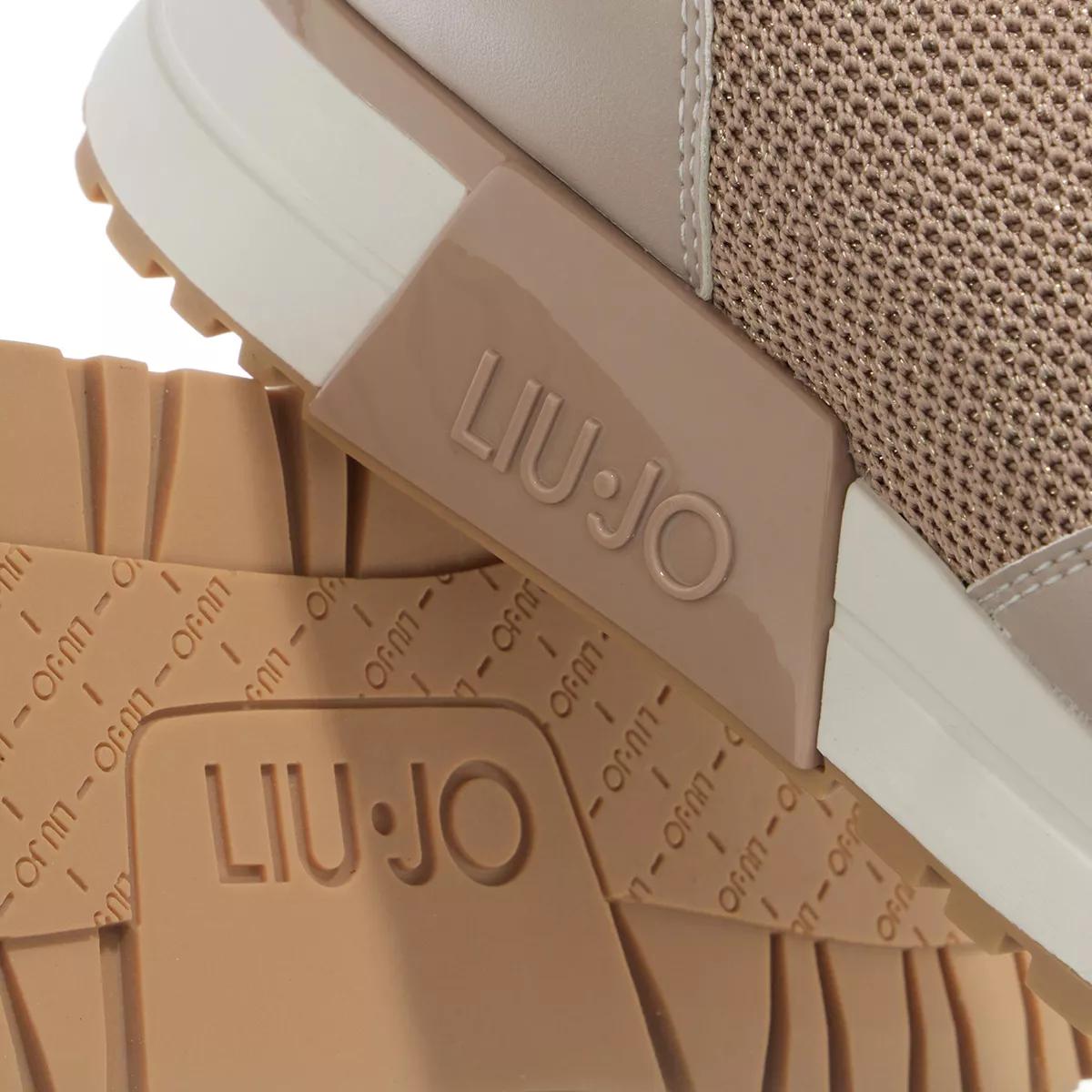 LIU JO Sneakers - Johanna 03 Mid Sneaker Lurex Spreading - Gr. 38 (EU) - in Beige - für Damen von LIU JO