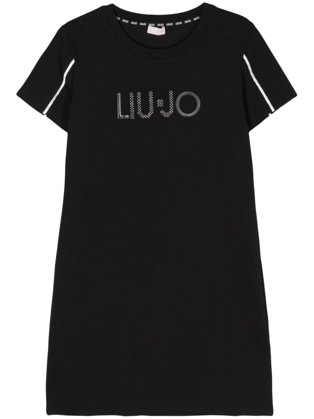 LIU JO T-Shirtkleid mit Logo-Print - Schwarz von LIU JO
