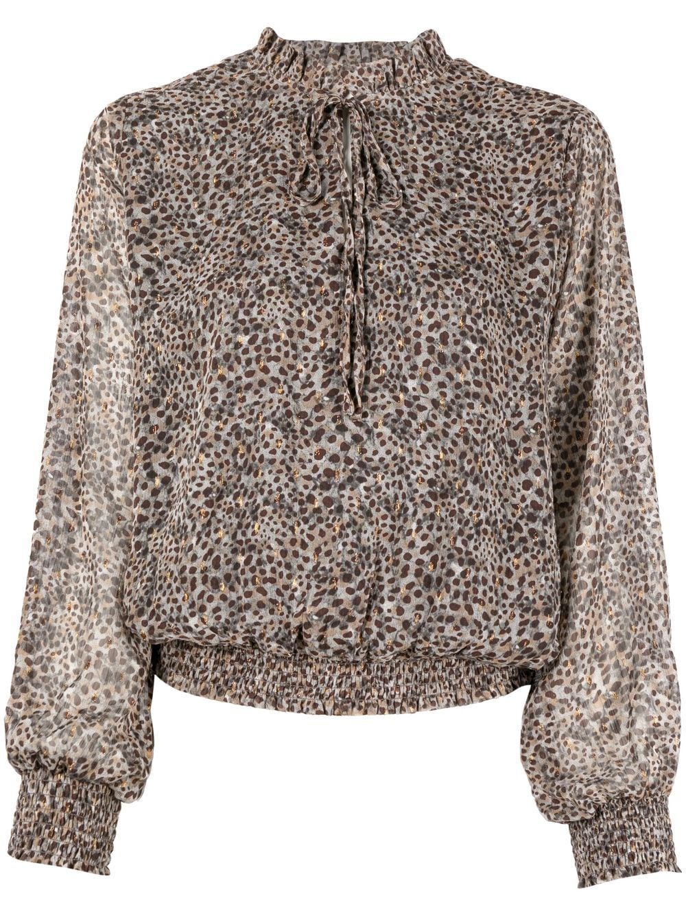 LIU JO Bluse mit Animal-Print - Braun von LIU JO