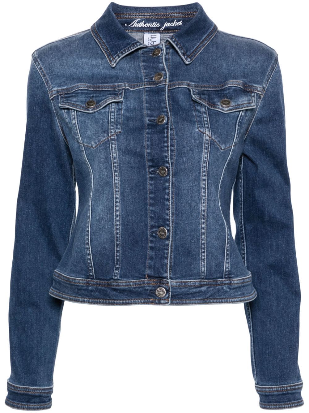 LIU JO Gekürzte Jeansjacke - Blau von LIU JO