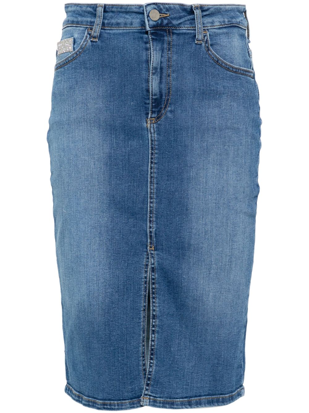 LIU JO denim mini skirt - Blau von LIU JO