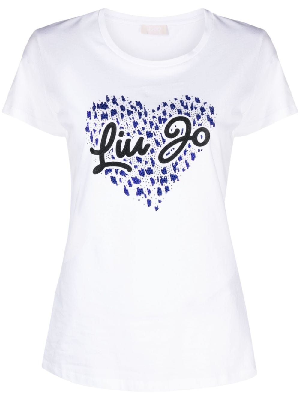 LIU JO T-Shirt mit Strass - Weiß von LIU JO