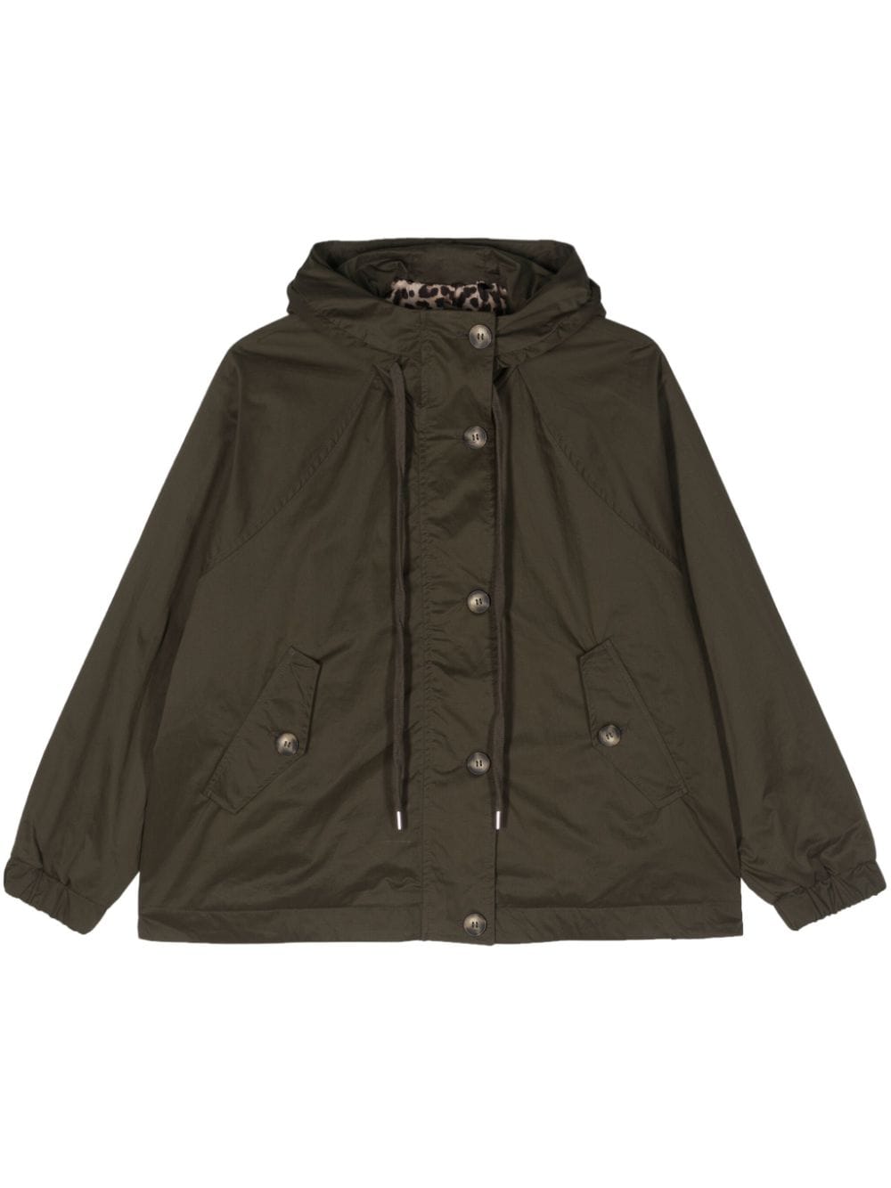 LIU JO high-neck hooded jacket - Grün von LIU JO