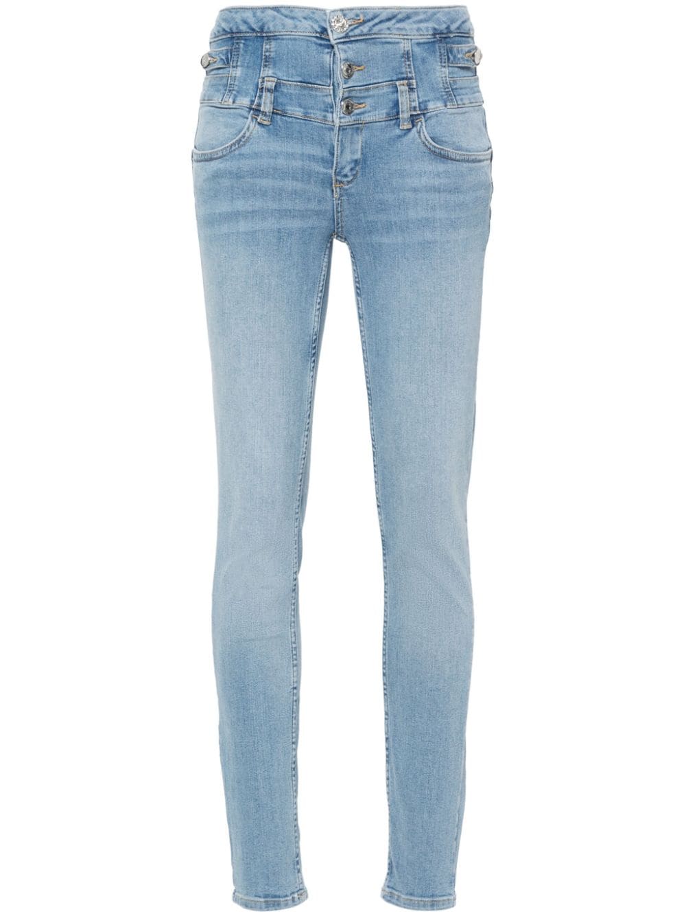 LIU JO Slim-Fit-Jeans mit hohem Bund - Blau von LIU JO