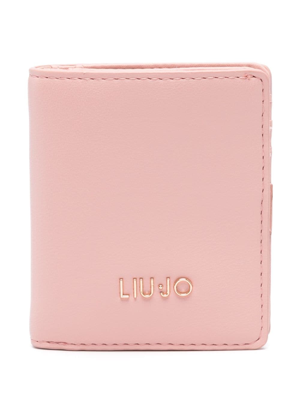 LIU JO logo-lettering wallet - Rosa von LIU JO