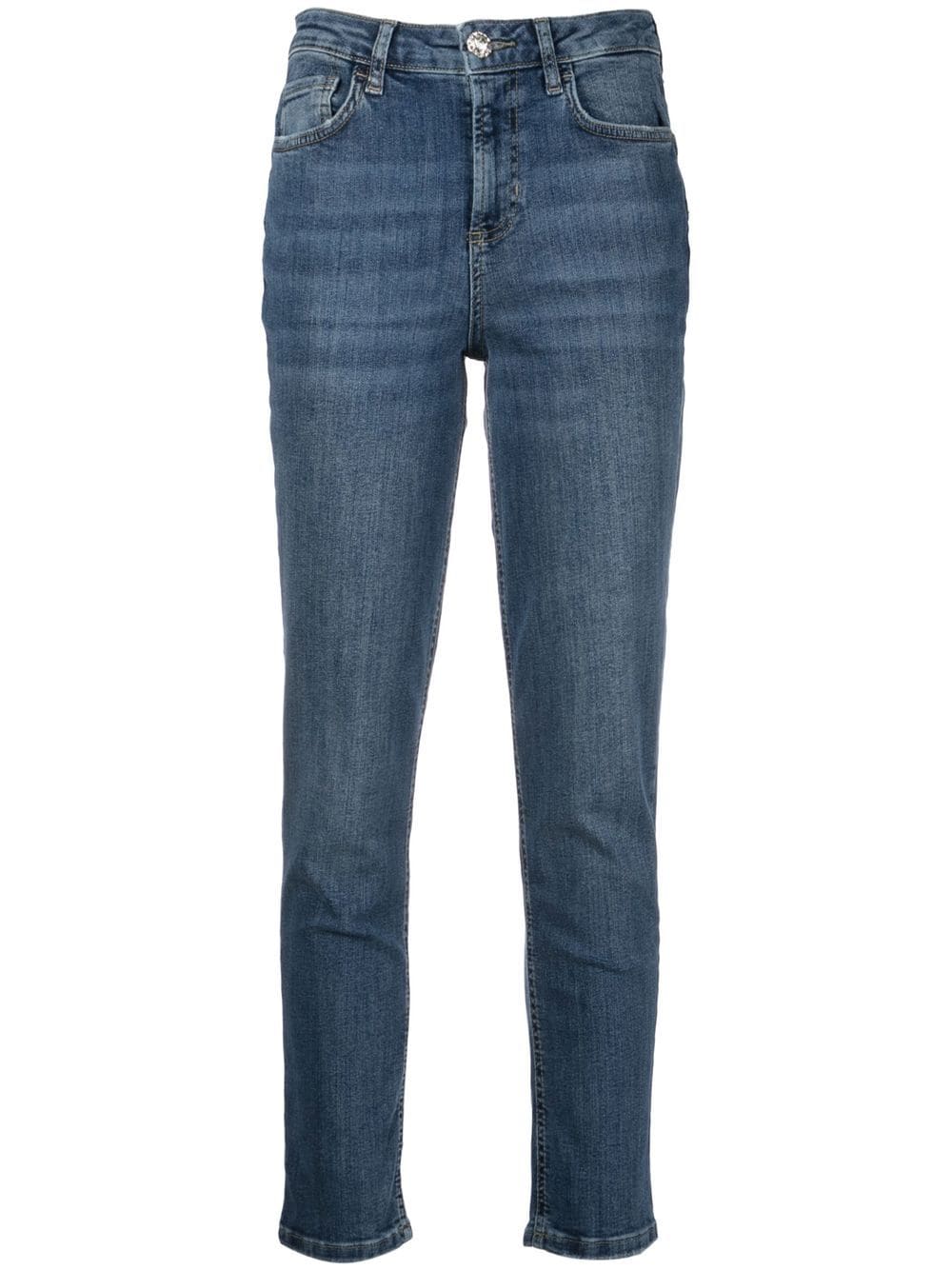 LIU JO Halbhohe Skinny-Jeans - Blau von LIU JO