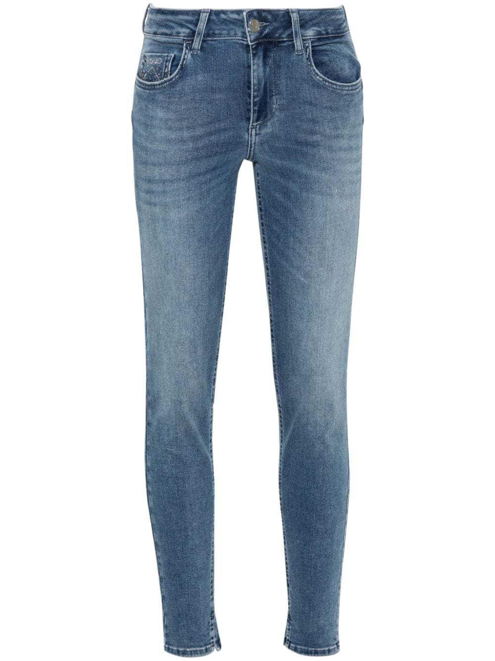 LIU JO Tief sitzende Skinny-Jeans - Blau von LIU JO