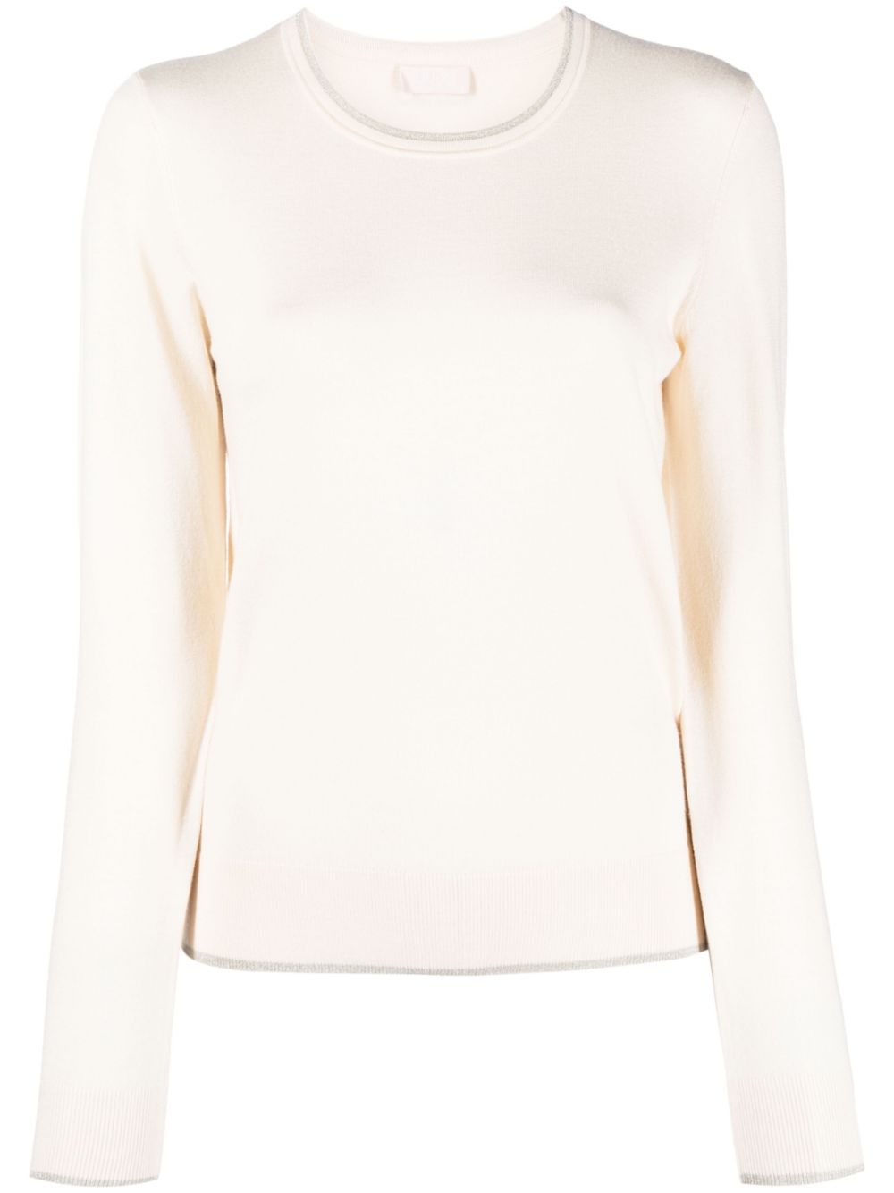 LIU JO Strickpullover im Metallic-Look - Nude von LIU JO