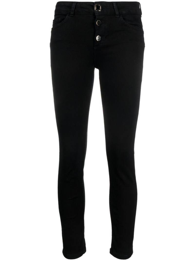 LIU JO Halbhohe Skinny-Jeans - Schwarz von LIU JO