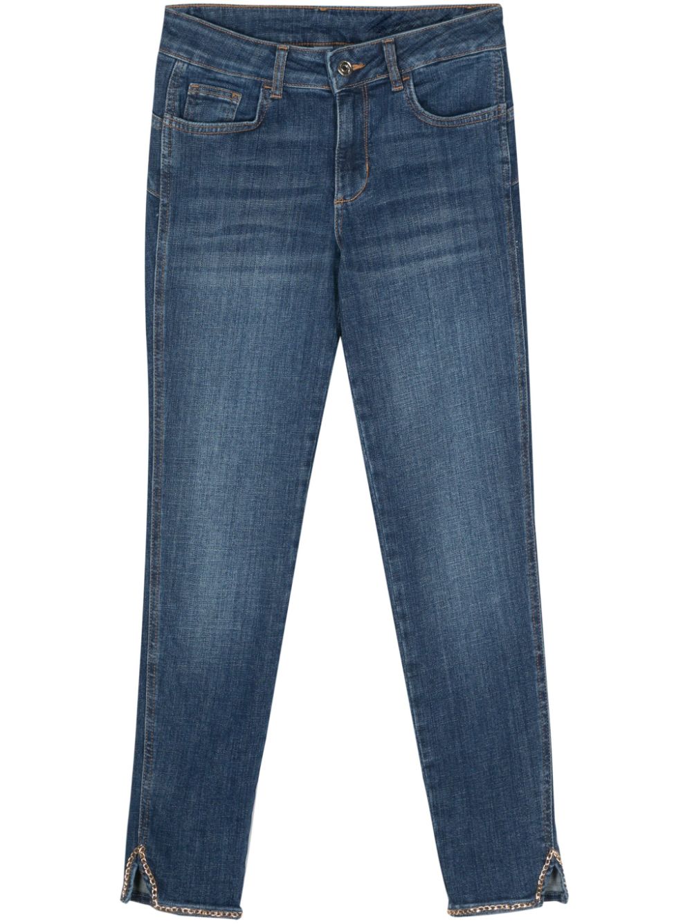 LIU JO Halbhohe Skinny-Jeans - Blau von LIU JO