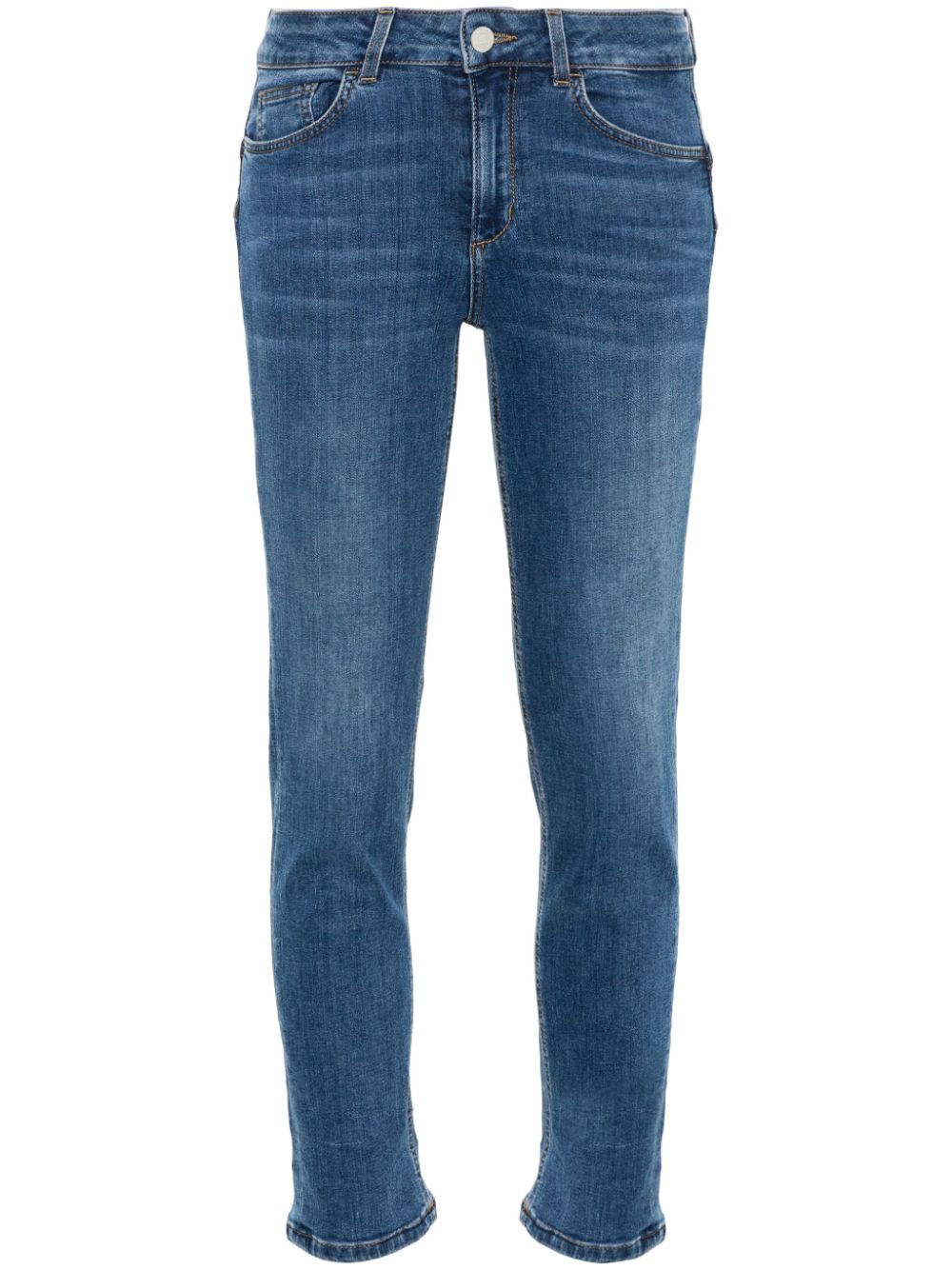 LIU JO Halbhohe Skinny-Jeans - Blau von LIU JO