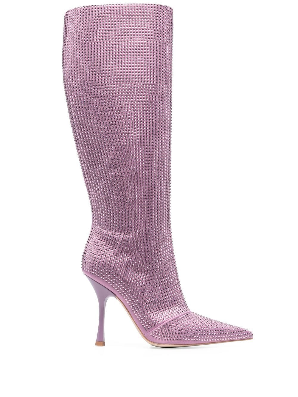 LIU JO Stiefel mit Strass 110mm - Violett von LIU JO