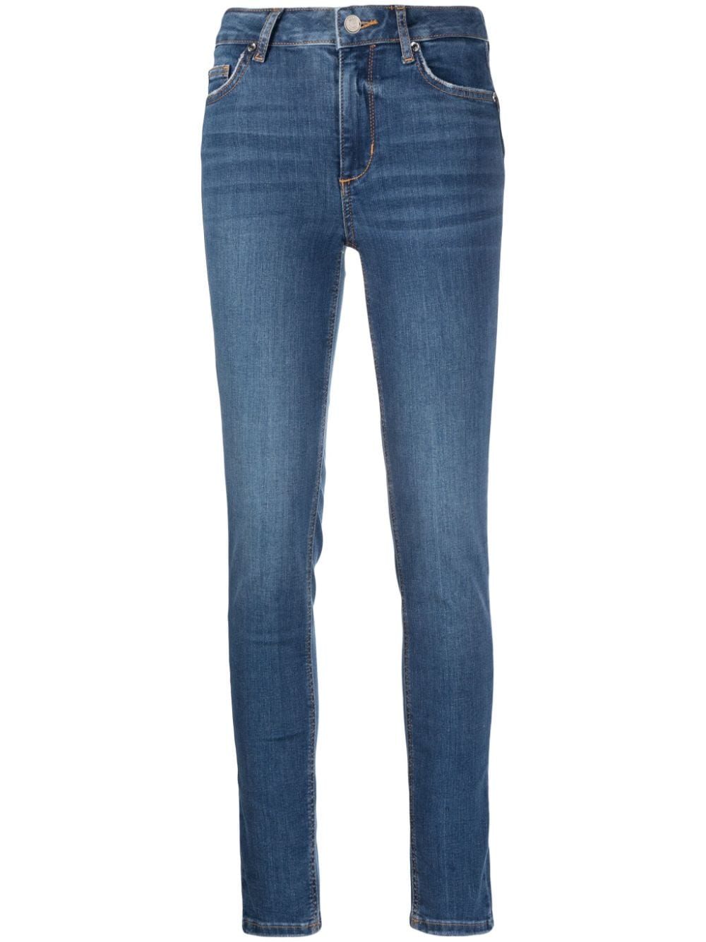 LIU JO Skinny-Jeans mit Strass - Blau von LIU JO