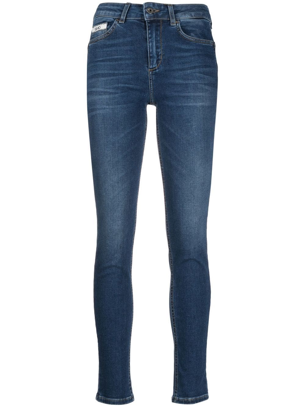 LIU JO Skinny-Jeans mit hohem Bund - Blau von LIU JO