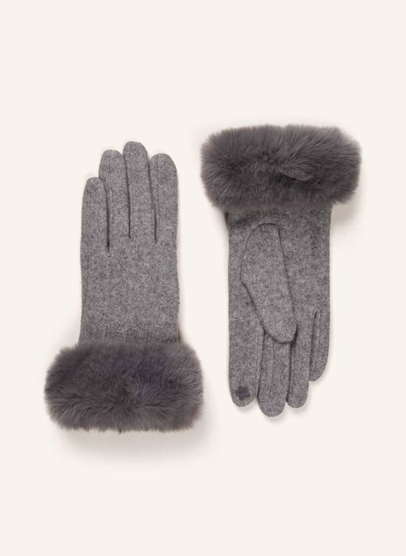 Liu Jo Handschuhe Mit Kunstfell grau von LIU JO