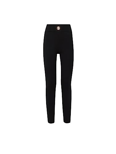 Liu Jo Jeans Damen Pantalone Schwarz S 32-34 Stretchable Jersey-Mischgewebe Cargo Hose von Liu Jo