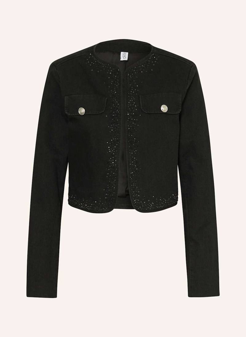 Liu Jo Jeansjacke Mit Schmucksteinen schwarz von LIU JO