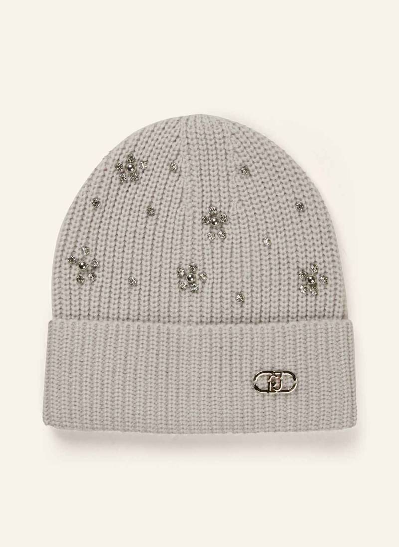 Liu Jo Mütze Mit Schmucksteinen grau von LIU JO