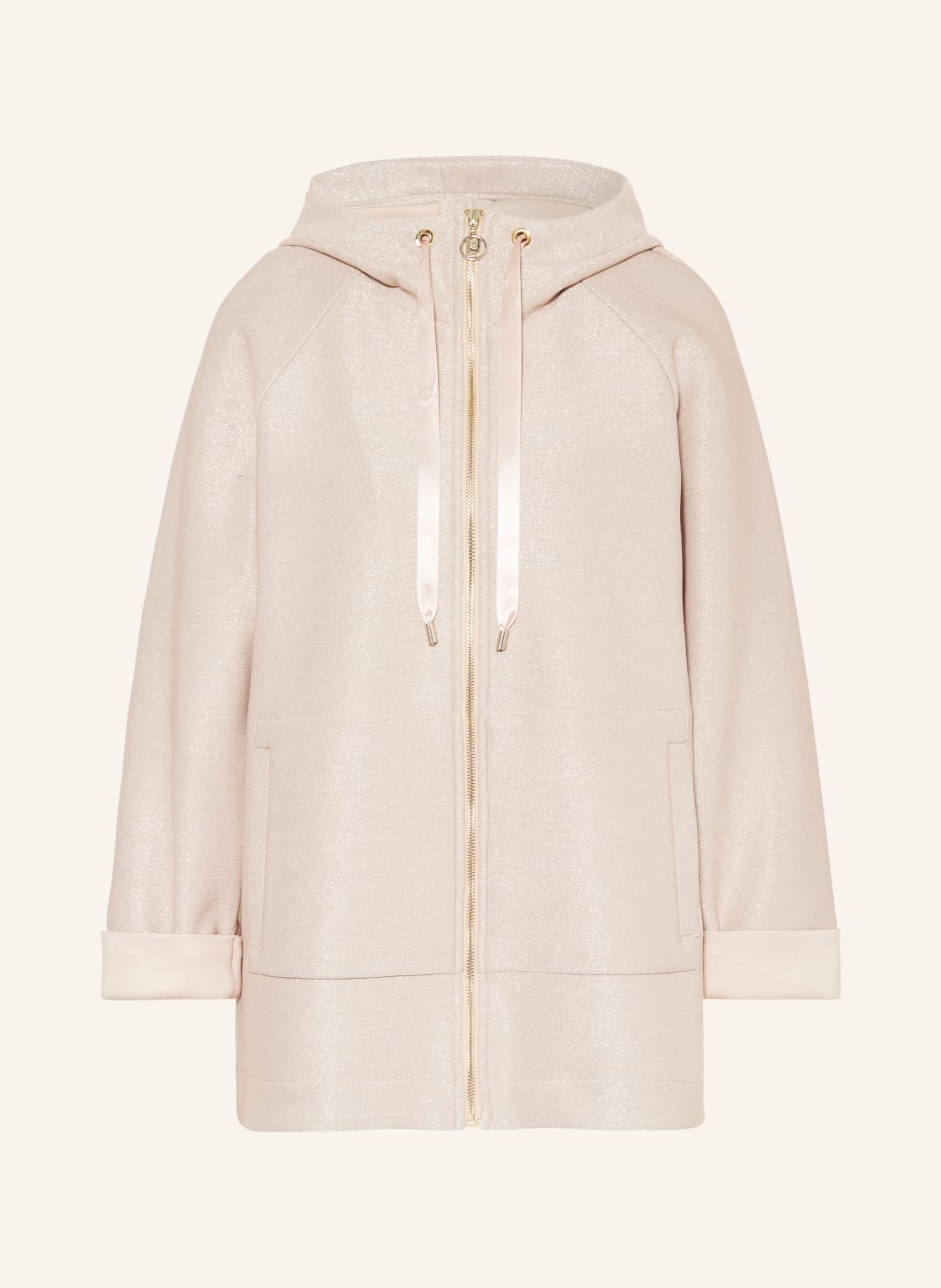 Liu Jo Oversized-Sweatjacke Mit Glitzergarn rosa von LIU JO