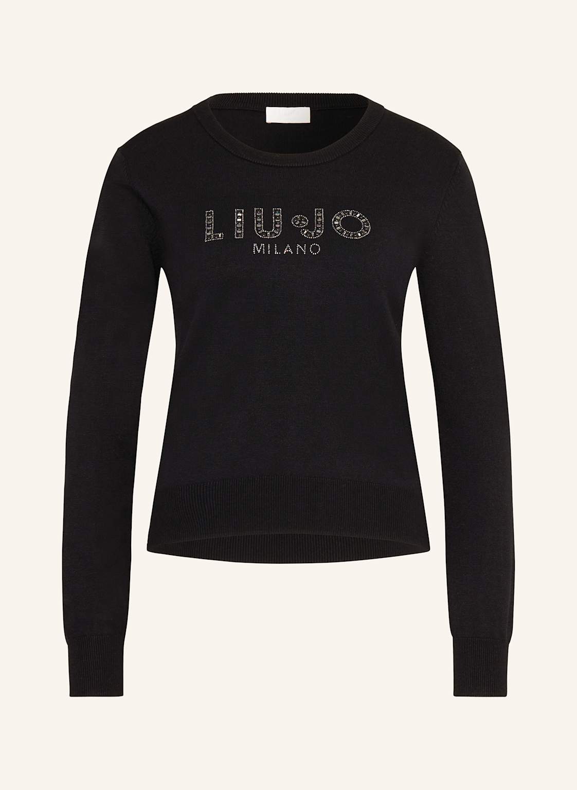 Liu Jo Pullover Mit Schmucksteinen schwarz von LIU JO