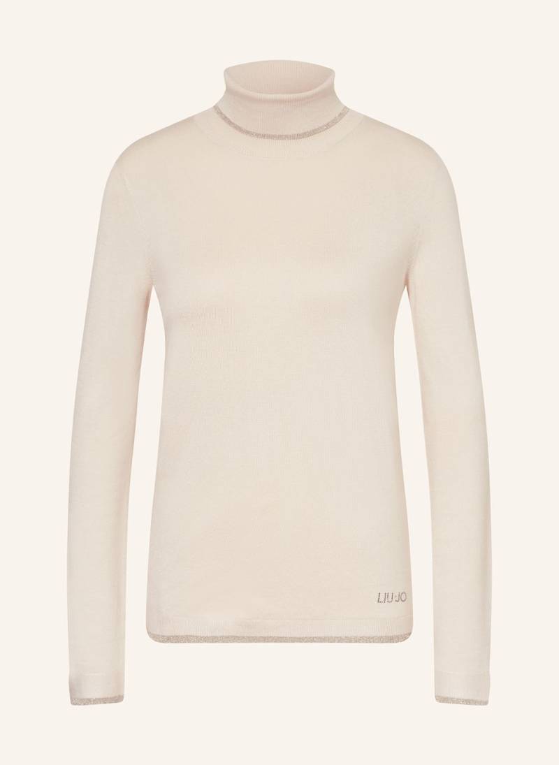Liu Jo Rollkragenpullover Mit Glitzergarn weiss von LIU JO
