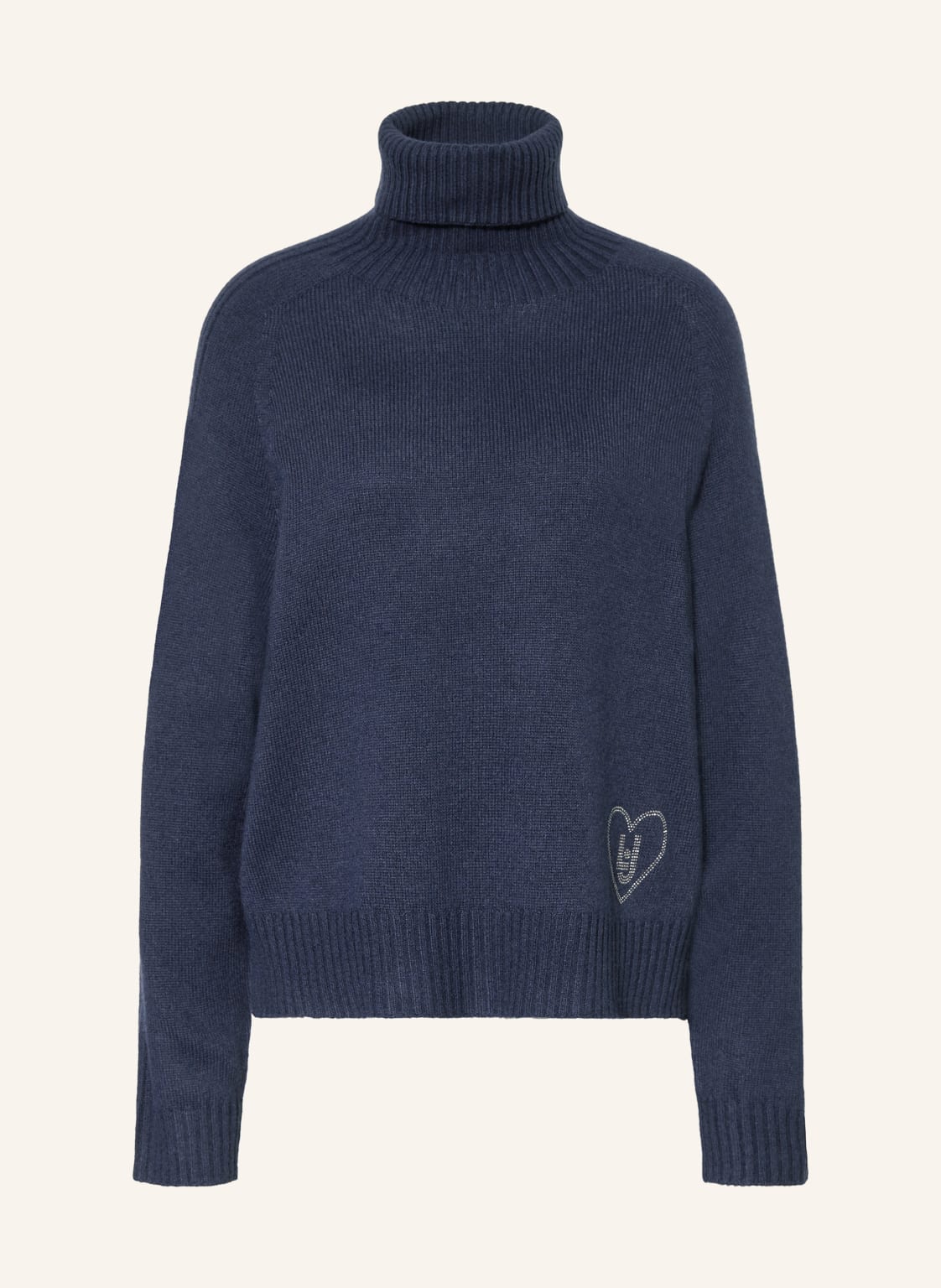 Liu Jo Rollkragenpullover Mit Schmucksteinen blau von LIU JO