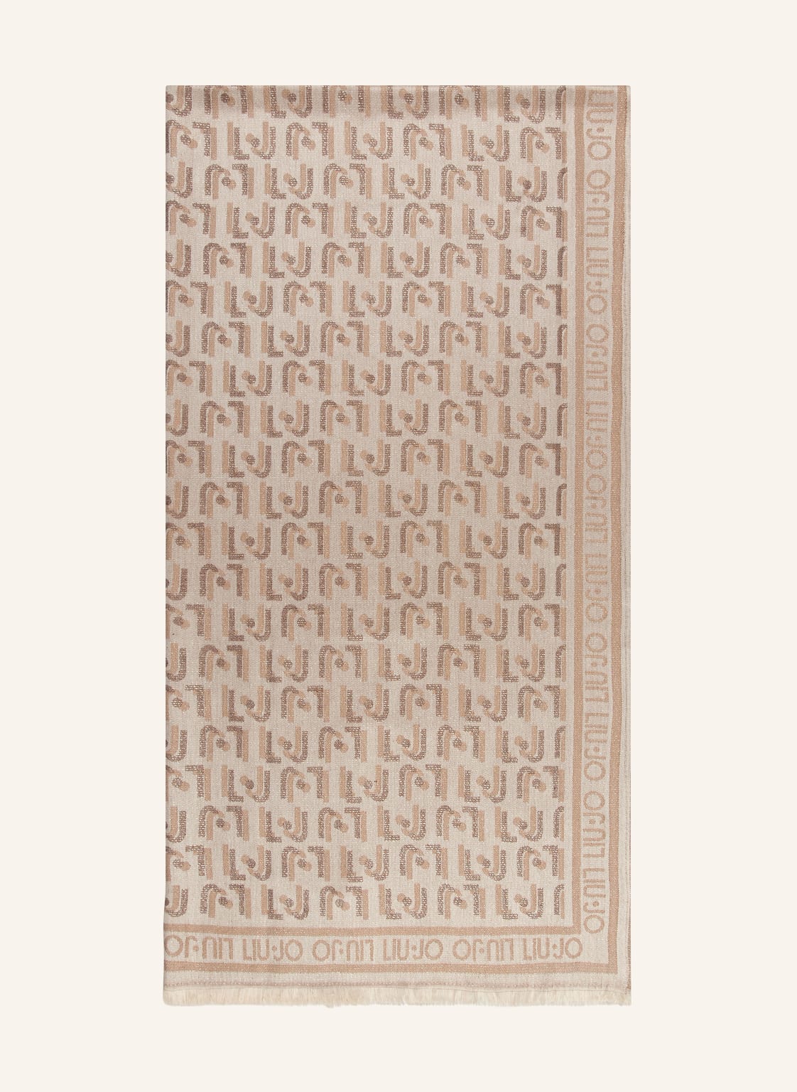 Liu Jo Schal Mit Glitzergarn beige von LIU JO