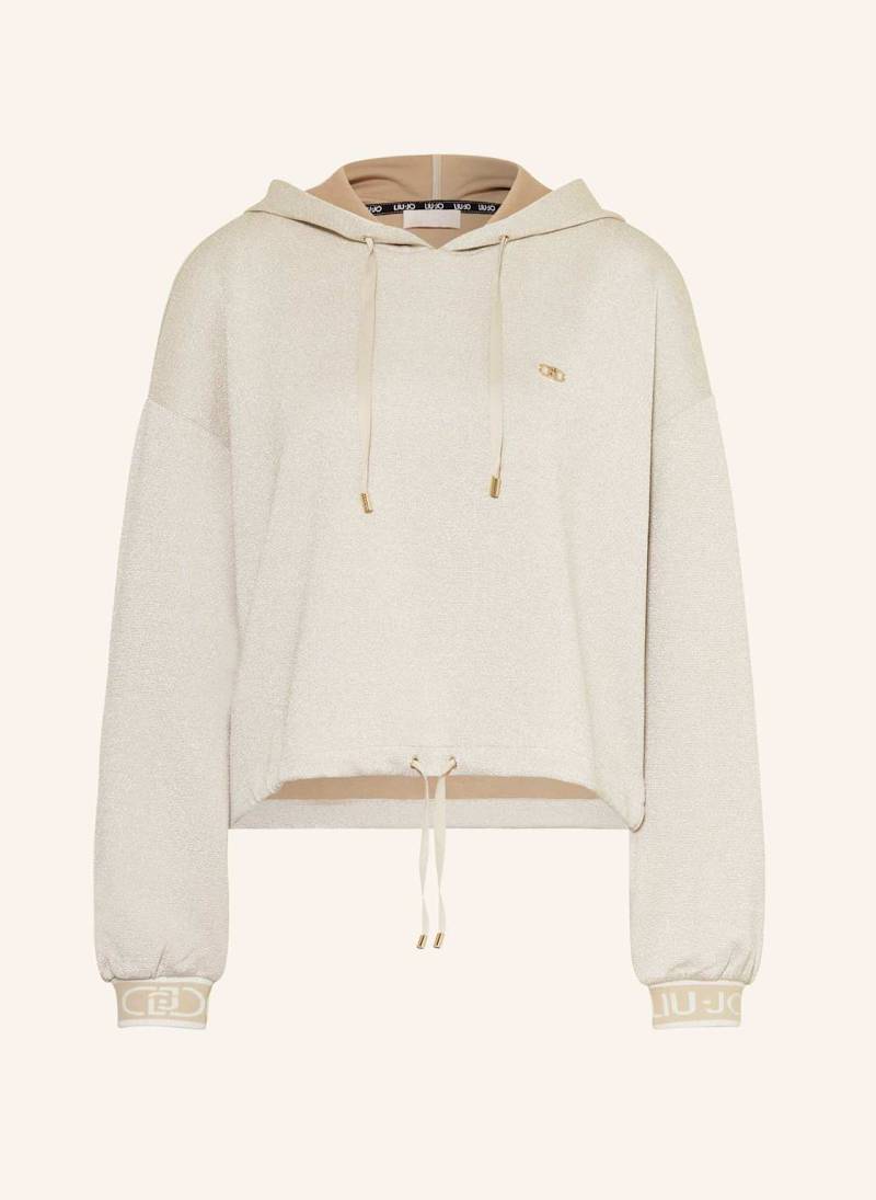 Liu Jo Strick-Hoodie Mit Glitzergarn weiss von LIU JO
