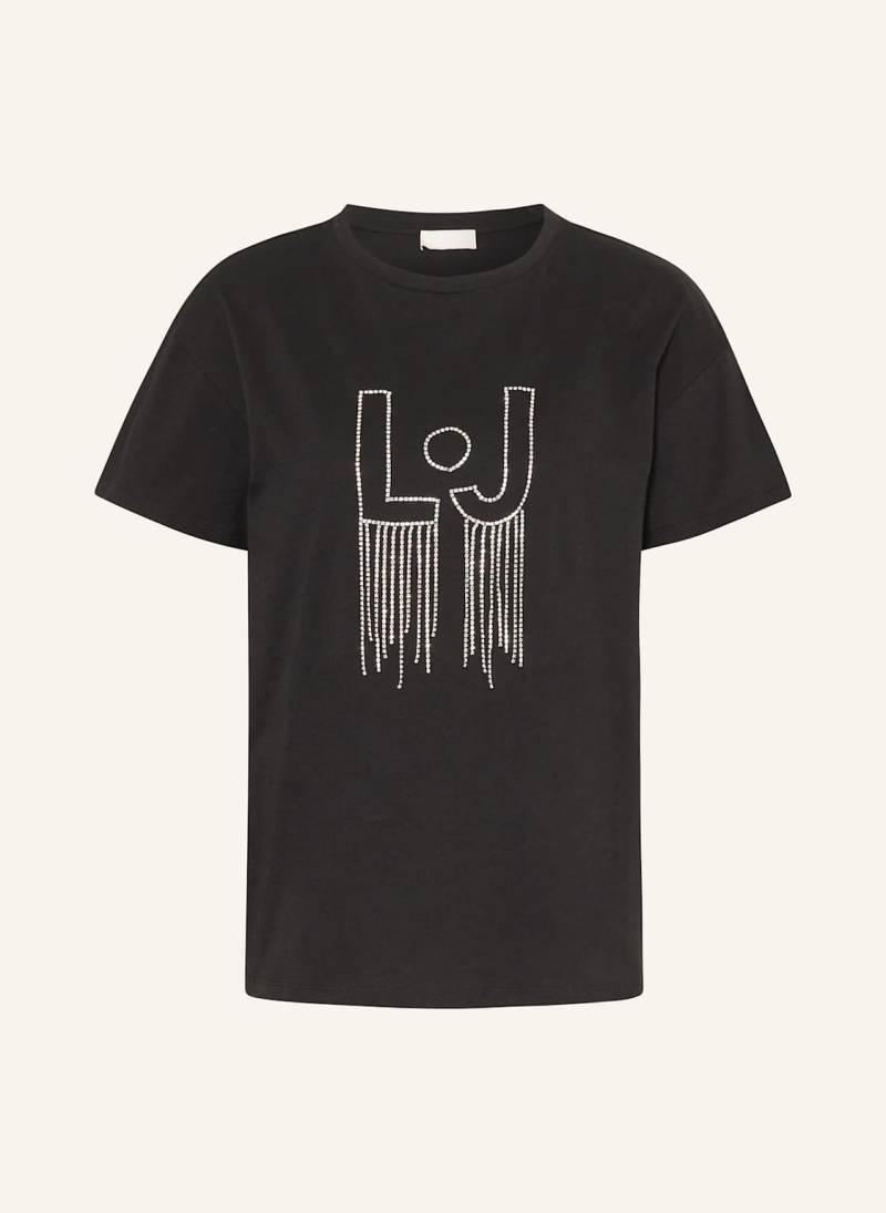 Liu Jo T-Shirt Mit Schmucksteinen schwarz von LIU JO