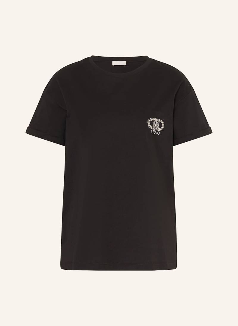 Liu Jo T-Shirt Mit Schmucksteinen schwarz von LIU JO