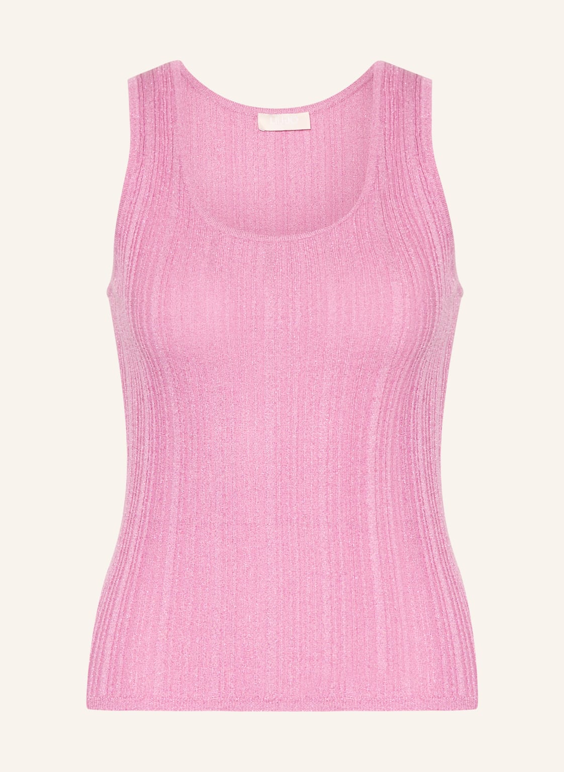 Liu Jo Top Mit Glitzergarn pink von LIU JO