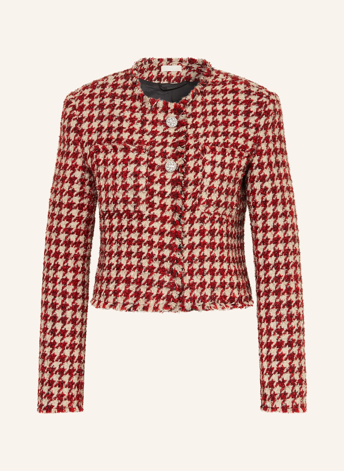 Liu Jo Tweed-Jacke Mit Glitzergarn rot von LIU JO