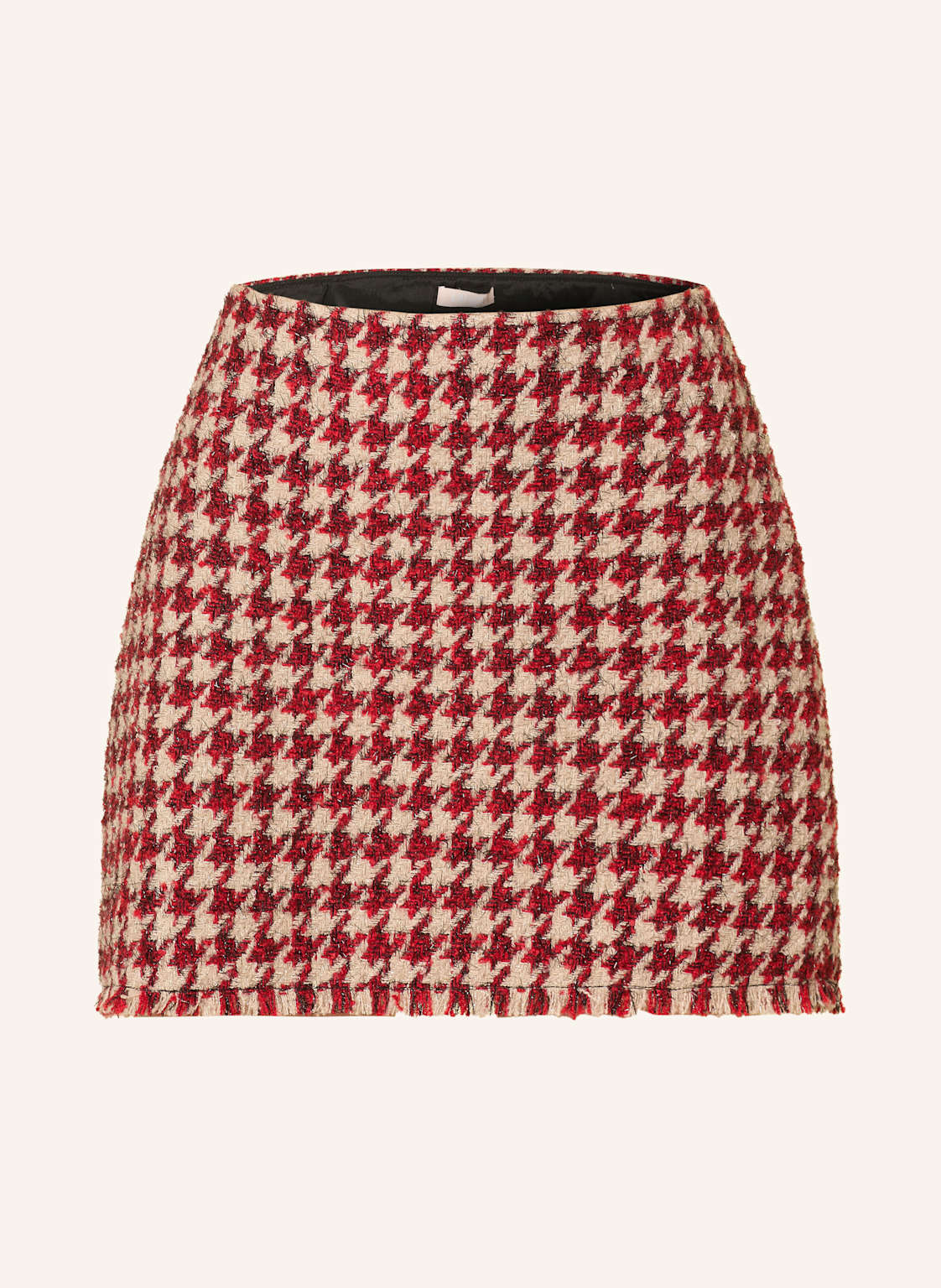 Liu Jo Tweed-Rock Mit Glitzergarn rot von LIU JO