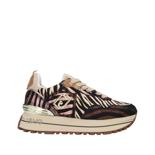 Scarpe Donna LIU-Jo Maxi Wonder 01 Sneaker Laminated Pony Hair D25LJ08 BF4001PX517S3366 40 von Liu Jo