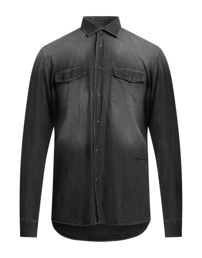 LIU •JO MAN Jeanshemd Herren Braungrau von LIU •JO MAN