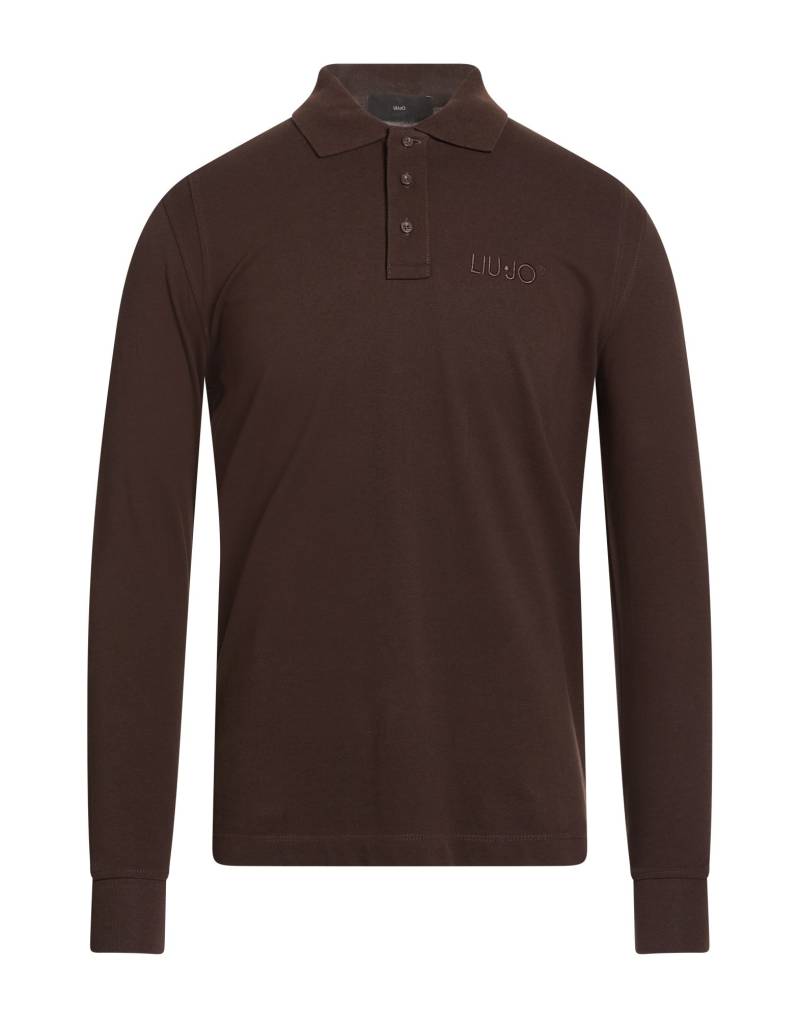 LIU •JO MAN Poloshirt Herren Dunkelbraun von LIU •JO MAN