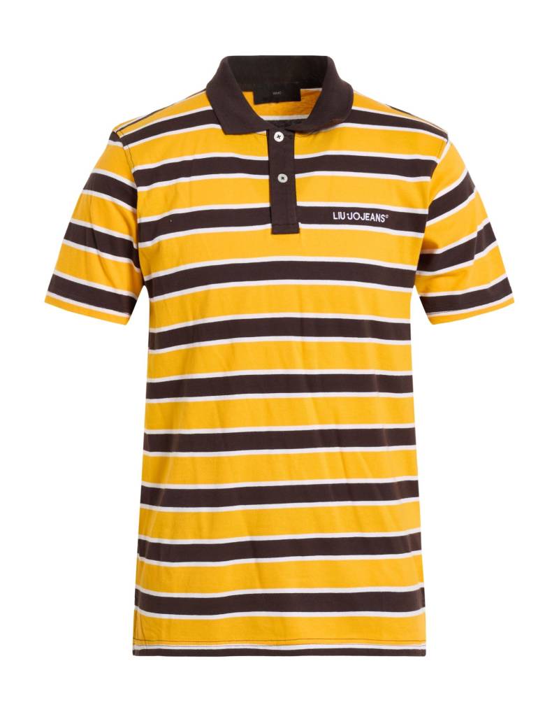 LIU •JO MAN Poloshirt Herren Gelb von LIU •JO MAN