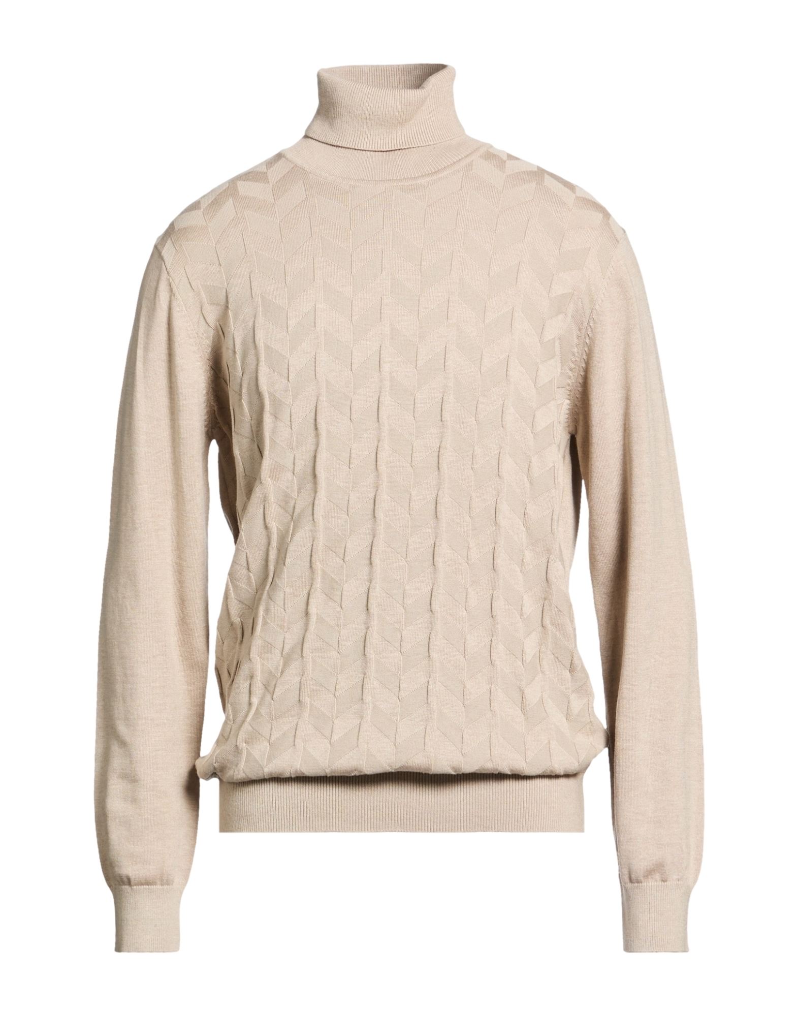 LIU •JO MAN Rollkragenpullover Herren Beige von LIU •JO MAN