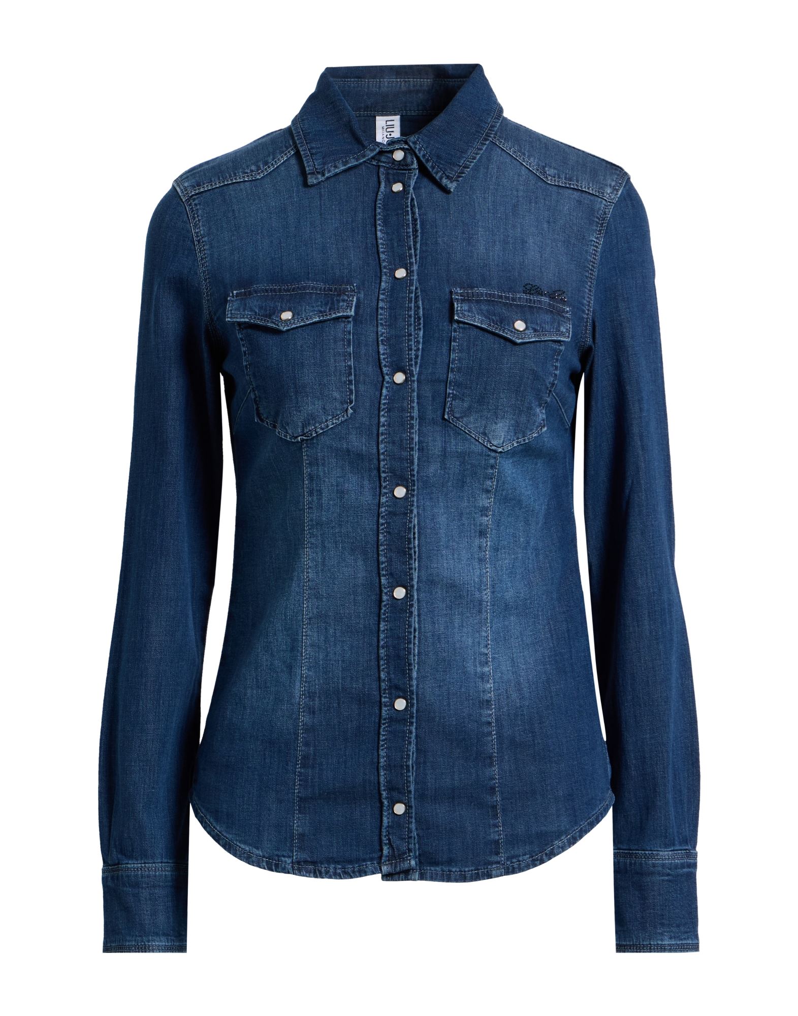 LIU •JO Jeanshemd Damen Blau von LIU •JO