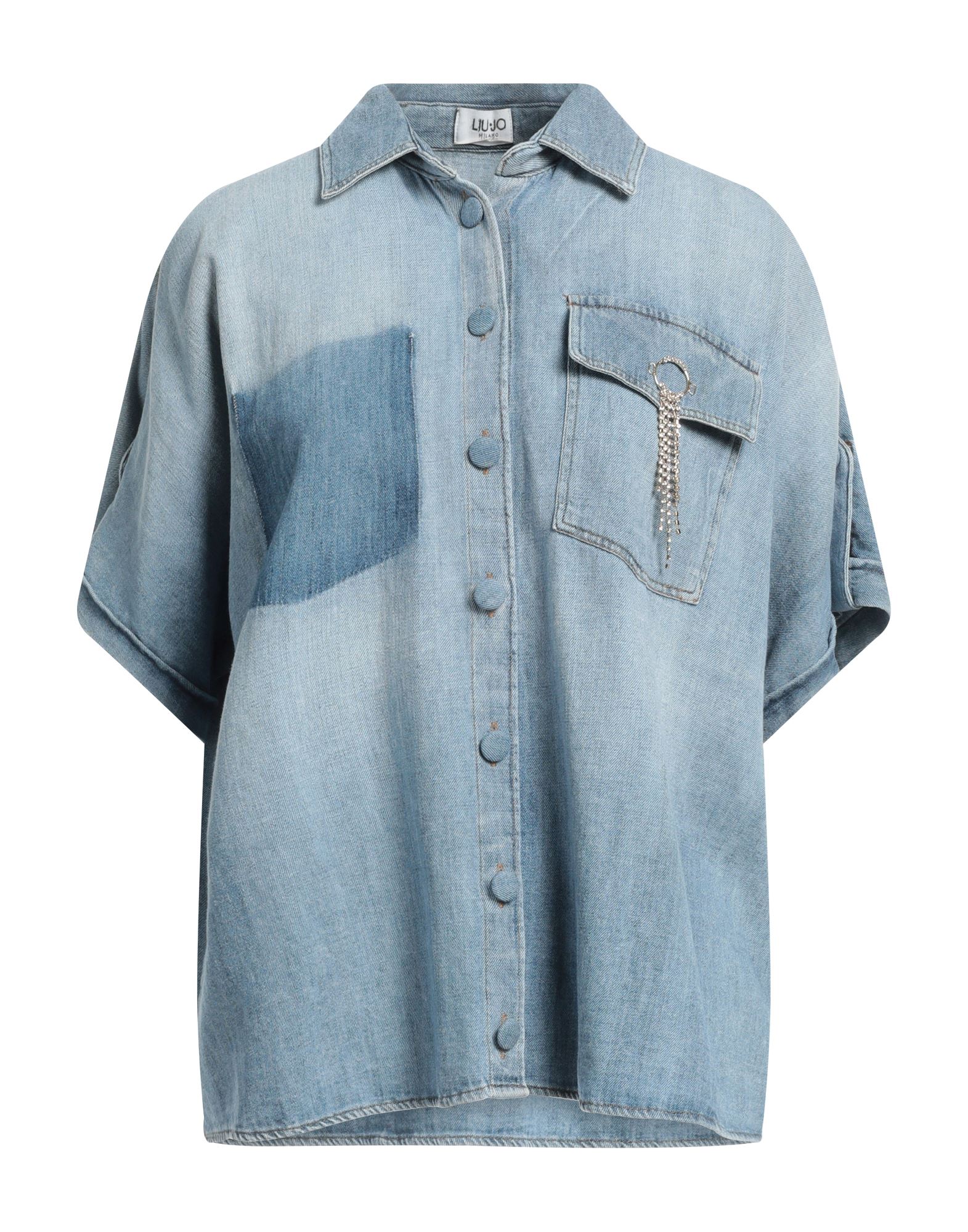 LIU •JO Jeanshemd Damen Blau von LIU •JO