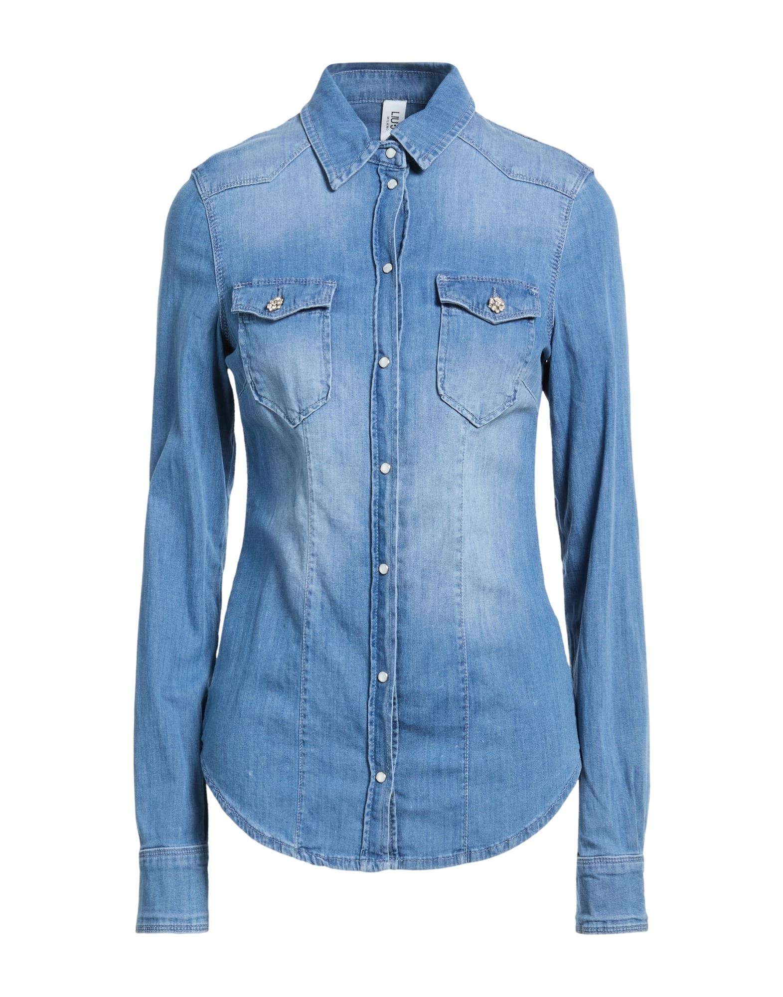 LIU •JO Jeanshemd Damen Blau von LIU •JO